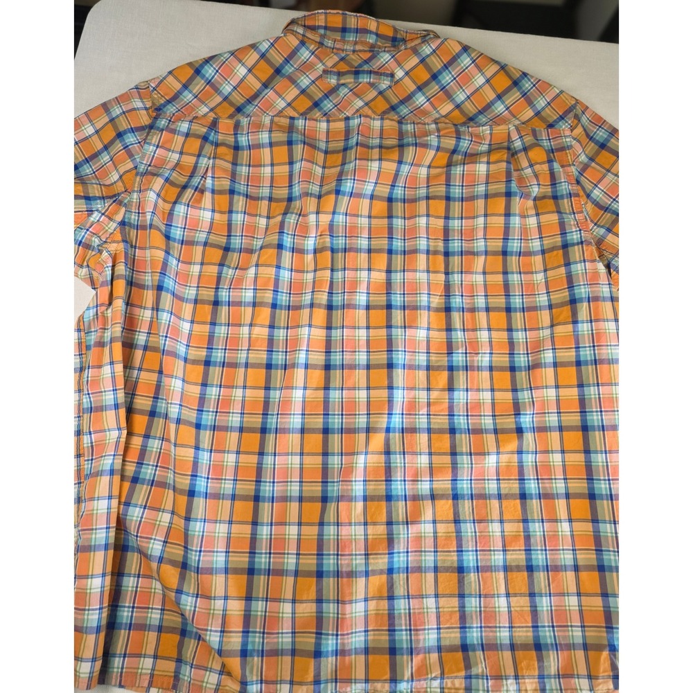 Duluth Trading Co Mens 2XL Relaxed Fit Untucked Plaid shirt gorpcore dadcore - Picture 3 of 7